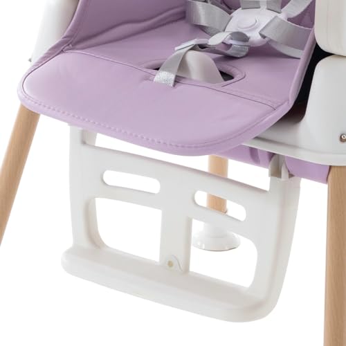 3-in-1 Portable Baby High Chair - Adjustable Convertible Feeding Chair with Detachable Tray