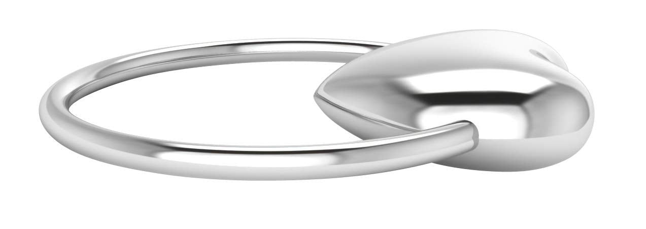 925 Sterling Silver Heart Teether Rattle - Newborn Baby Boy and Baby Girl Gift