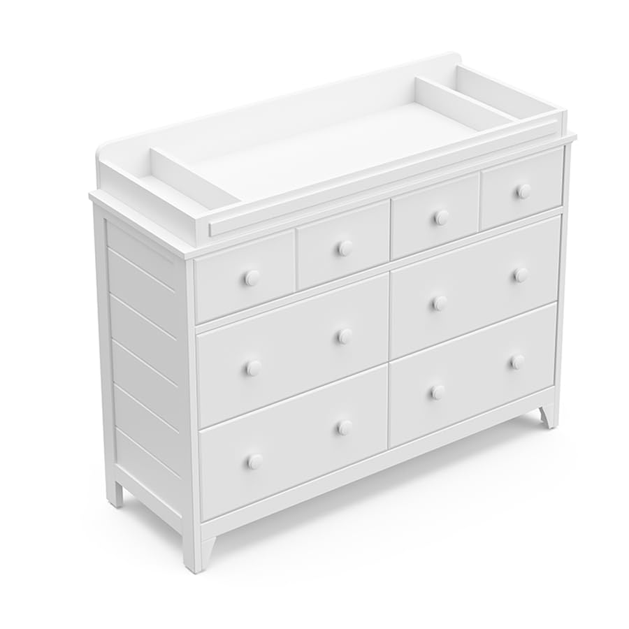 6 Drawer Dresser (White) – GREENGUARD Gold Certified Nursery D