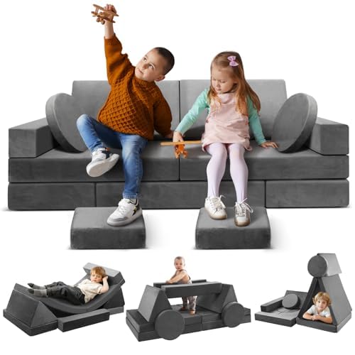 Modular Kids Play Couch 18-Piece Foam Sectional