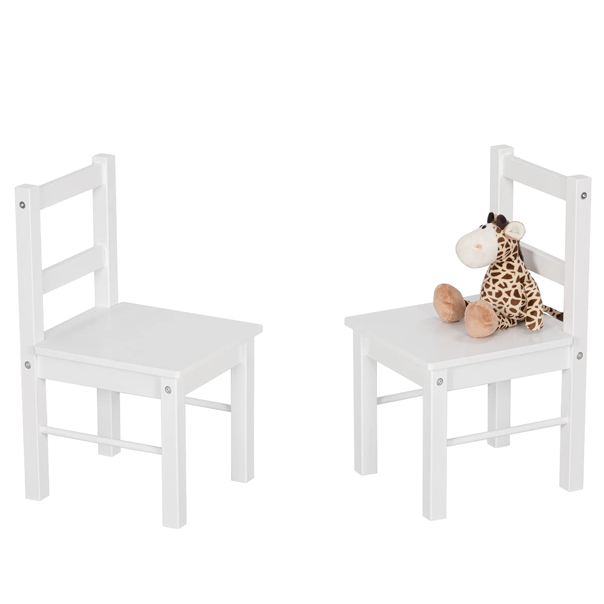Wooden Kids Chair Set of 2 for Toddlers