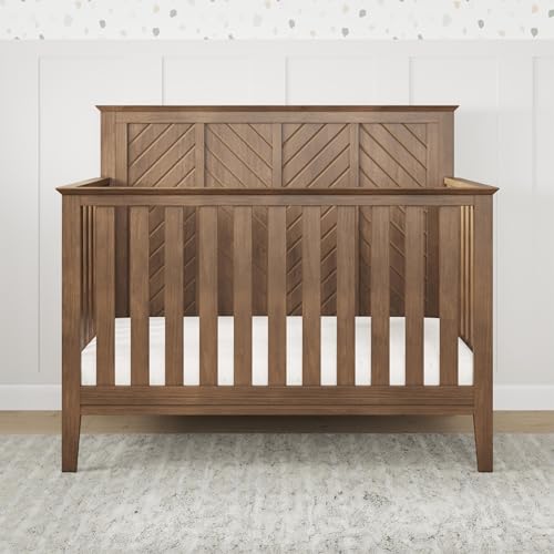 4-in-1 Convertible Crib and Dresser Nursery Set