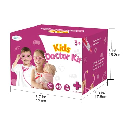 Doctor Kit for Toddlers 3 4 5 Years Old, Kids Doctor Play Set for Girls