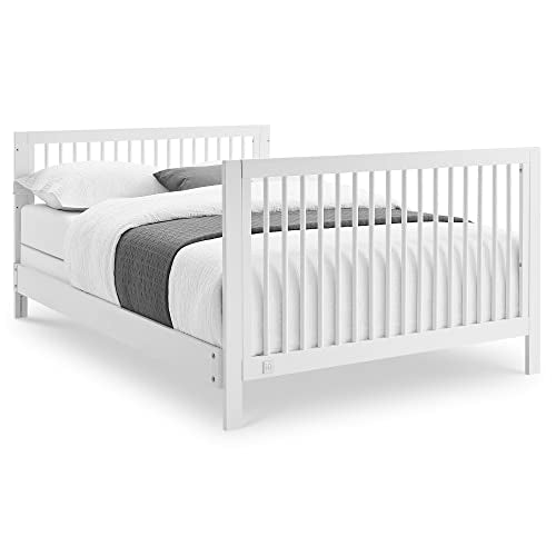 6-in-1 Convertible Crib with Adjustable Mattress Height