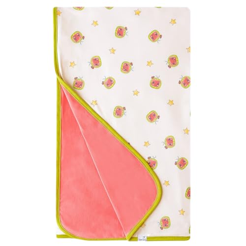 Jumbo Premium Knit 3 Layer Stretchy Throw Blanket 'CoComelon'