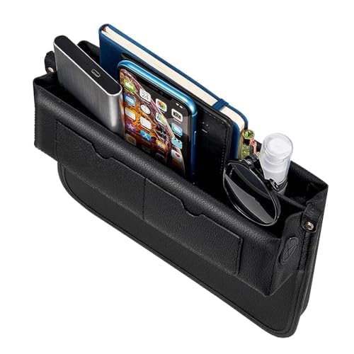 Car Seat Gap Filler Leather Car Seat Organizers and Storage Between Seats