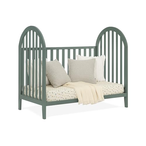4-in-1 Convertible Crib with Adjustable Mattress Height