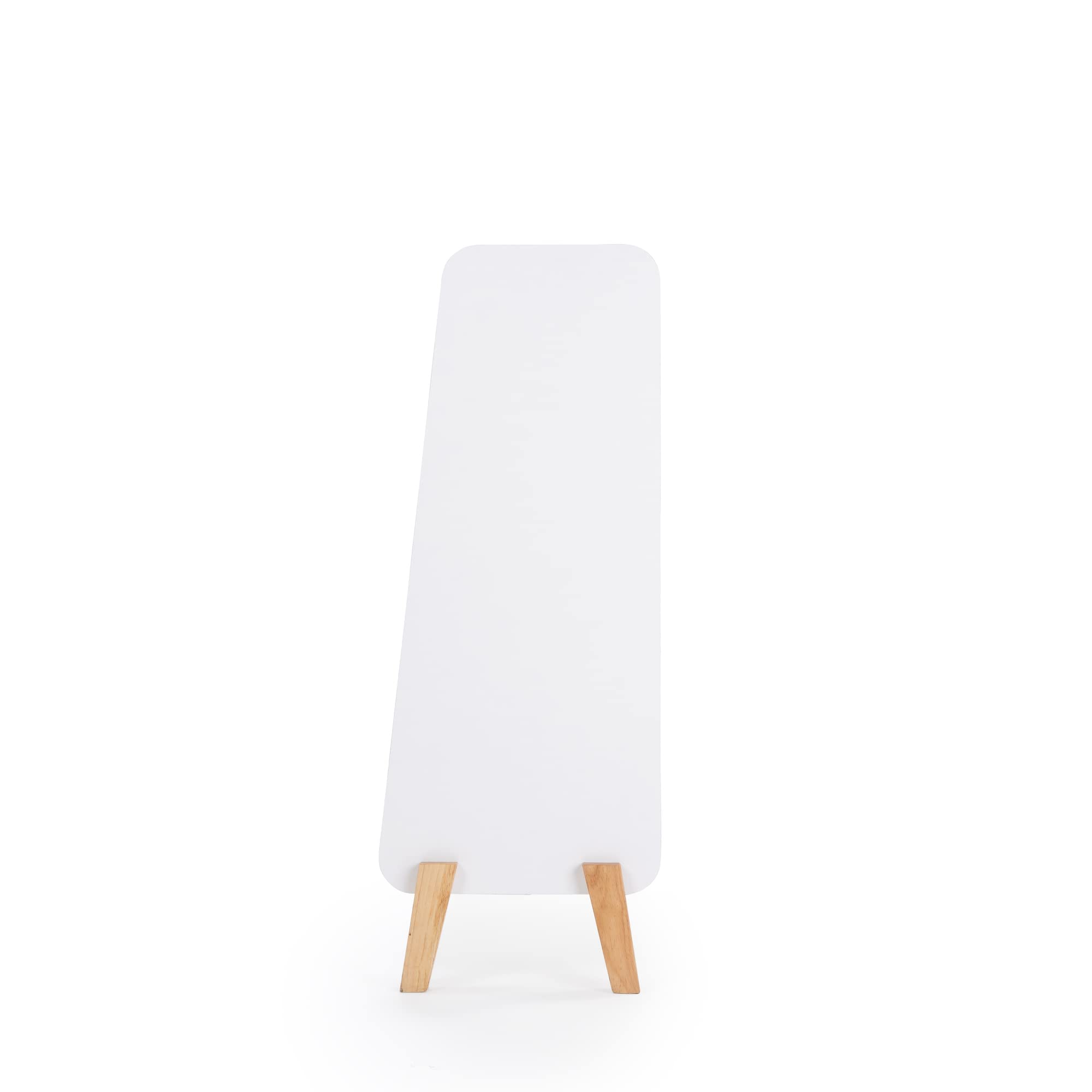 Toddler Bookshelf, 3-Tier 30" Modern Storage Display, White/Natural