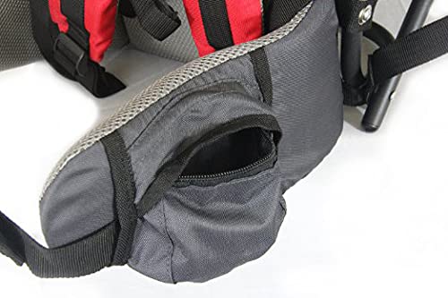 Cross Country Baby Backpack Carrier, Red, Toddler Hiking Backpack