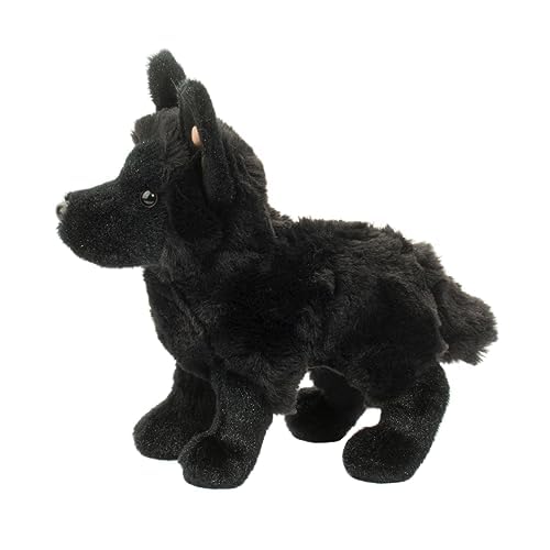 Harko Black German Shepherd Dog Plush Stuffed Animal