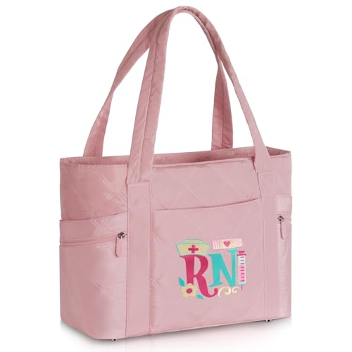 Nurse Bags for Work, Tote Bag for Women, 17'' Large Nursing Tote Bags for Nurses