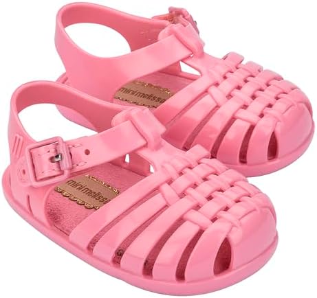 mini melissa My First Possession Sandal for Infants, Pink, 3