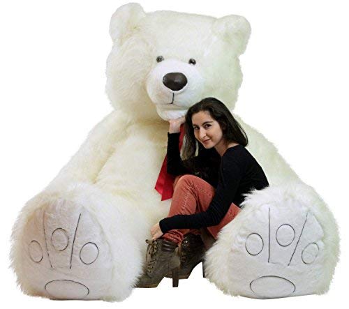 9 Foot Giant White Teddy Bear Soft Plush 108 Inches Huge Stuffed Animal Gigantic