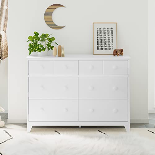 6-Drawer Nursery Dresser with Interlocking Safety System