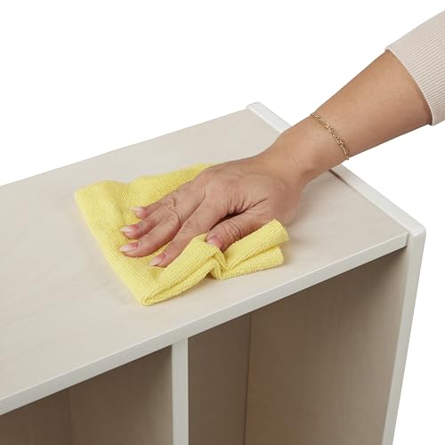2-Section Coat Locker with Bench and Cubby Storage