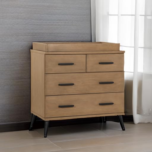 Sloane 4 Drawer Dresser with Changing Top - Greenguard Gold