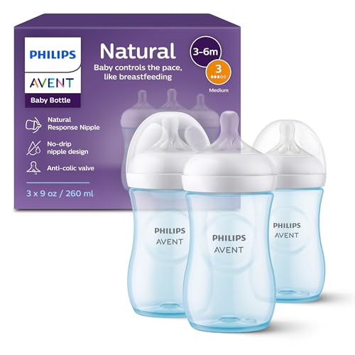 PhiliNatural Baby Bottle with Natural Response Nipple