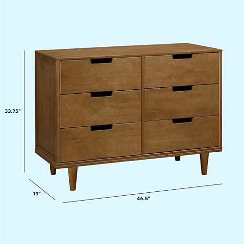6-Drawer Dresser for Nursery and Kids Bedroom