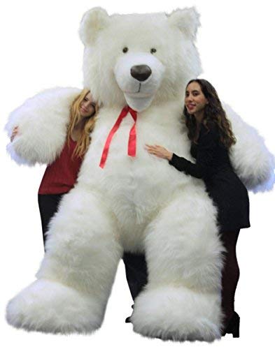 9 Foot Giant White Teddy Bear Soft Plush 108 Inches Huge Stuffed Animal Gigantic