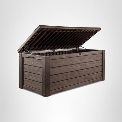 150 Gallon Outdoor Storage Deck Box with Bench Seat