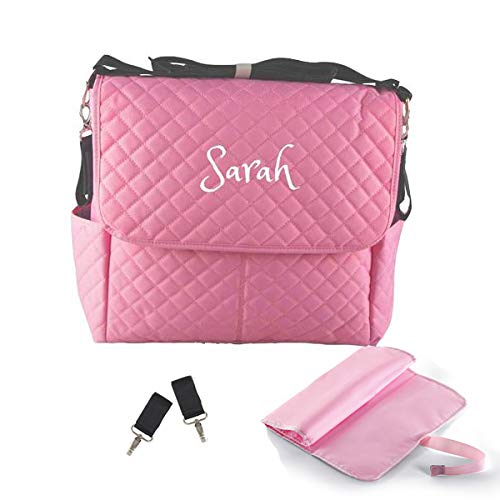 Large Diaper Bag Messenger Bag Baby Shoulder Bag Monogram Custom Diaper bag