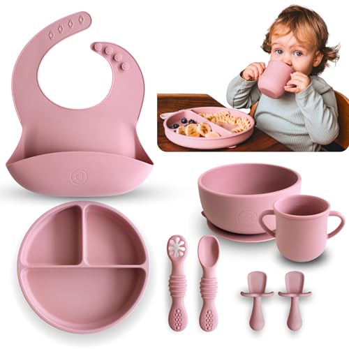 Silicone Baby Feeding Set – Baby Utensils 6-12 Months Complete Baby Led Weaning