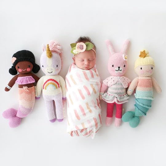 Zoe The Unicorn Little 13" Hand-Knit Doll – 1 Doll = 10 Meals, Fair Trade, Heirloom Quality