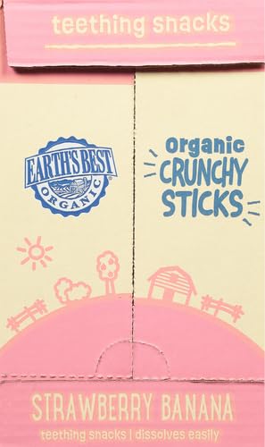 Organic Baby Food, Dissolvable Teething Snack for Babies 6 Months and Older