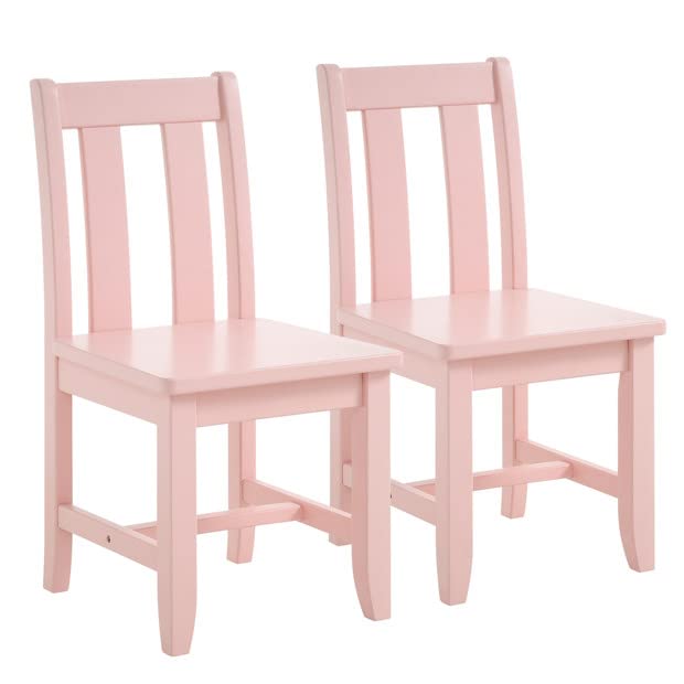 Kids Wooden Activity Chairs Set of 2