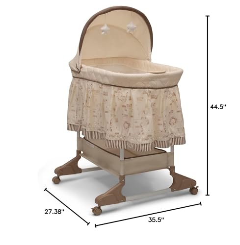 Rocking Bassinet with Music and Vibrations
