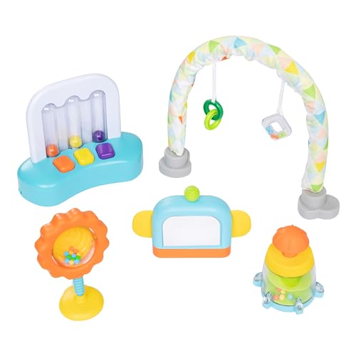 4-in-1 Activity Center Walker with Bouncer and Music