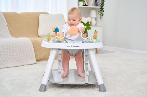 4-in-1 Baby Activity Center | 3 Stage Grow Stationary Standing Toddler Play Table