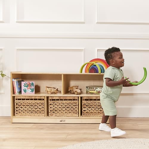 5-Compartment Mobile Storage Cabinet for Kids