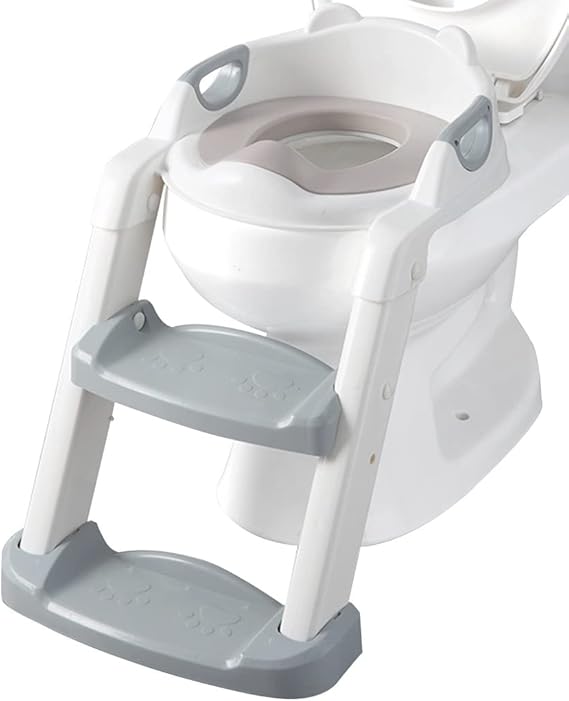 Seat with Ladder Adjustable Height Toilet Training Seat, Lightweight