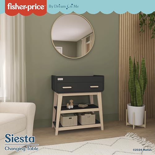 Baby Changing Table with Storage Drawer and Shelves
