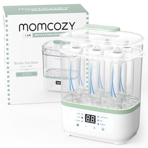 Bottle Sterilizer and Dryer, 8-in-1 Electric Steam Baby Bottle Sterilizer