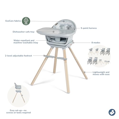 8-in-1 Convertible High Chair for Babies and Toddlers