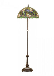 Tiffany 65445 Trillium & Violet Floor Lamp, 60" H