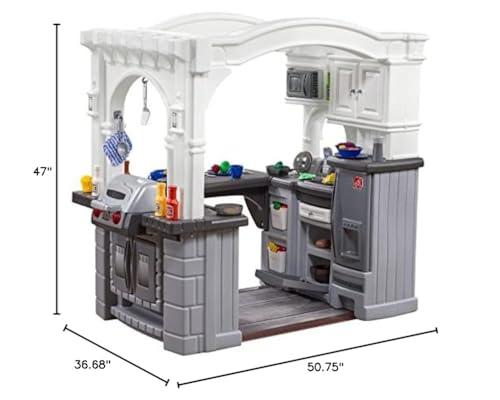 Walk-In Kitchen & Grill Playset with Lights & Sounds