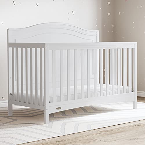 4-in-1 Convertible Crib - White