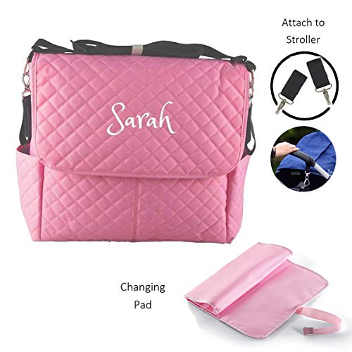 Large Diaper Bag Messenger Bag Baby Shoulder Bag Monogram Custom Diaper bag