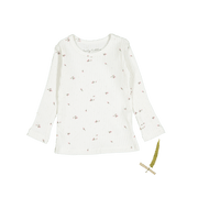 The Printed Long Sleeve Tee -  Rosebud