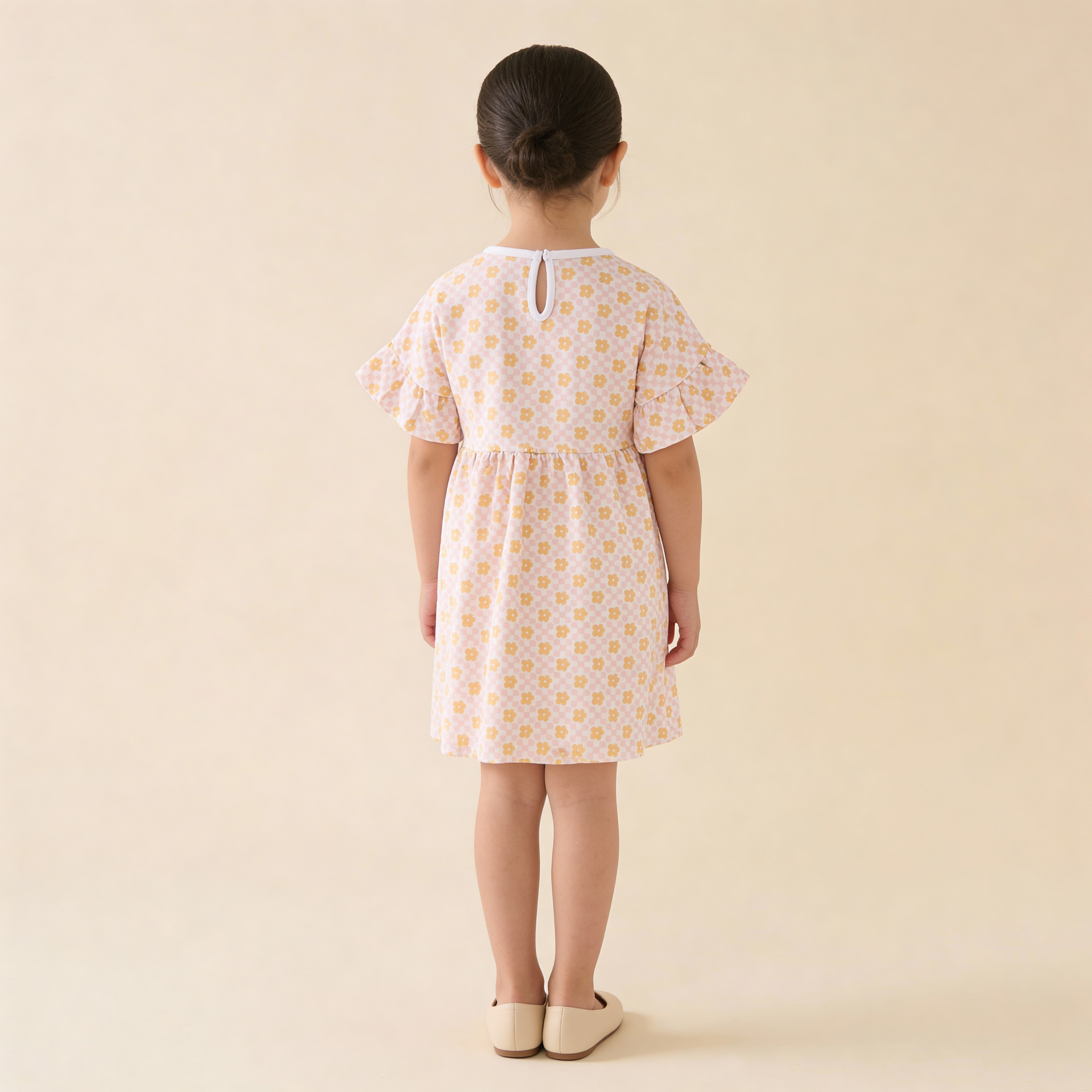 Organic Dolman Sleeve Dress - Pop Floral