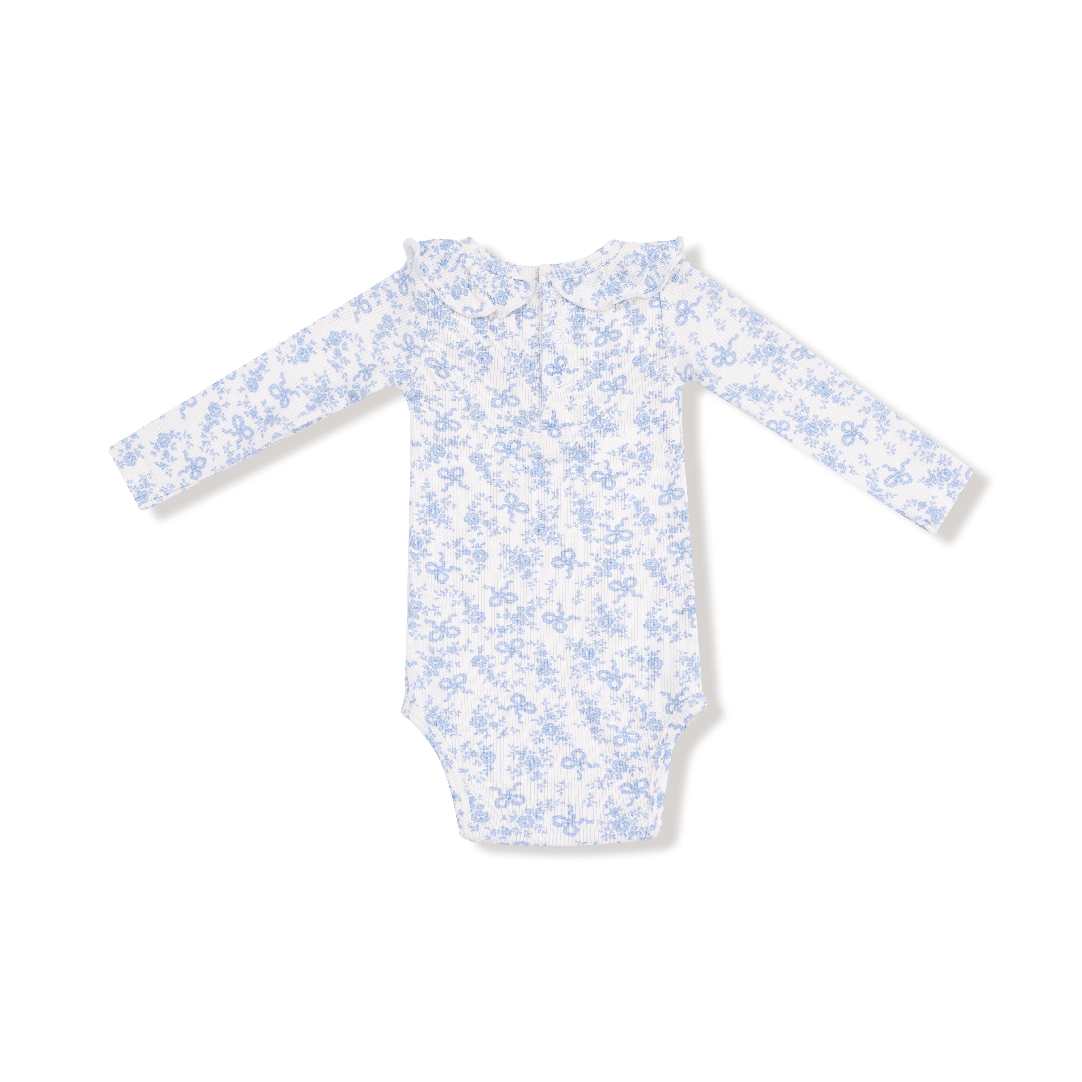 Romi Floral - Bubble with Ruffle Collar