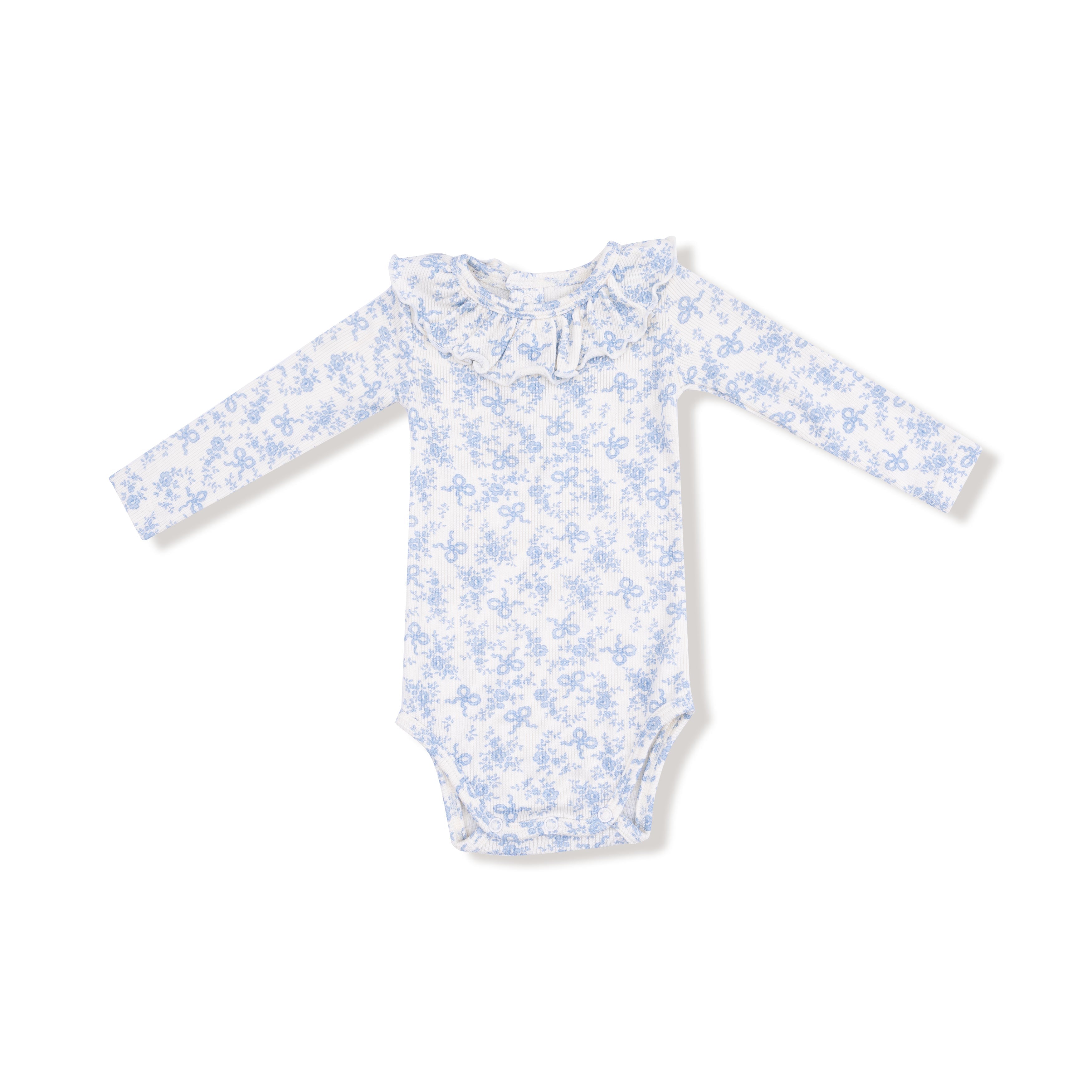 Romi Floral - Bubble with Ruffle Collar