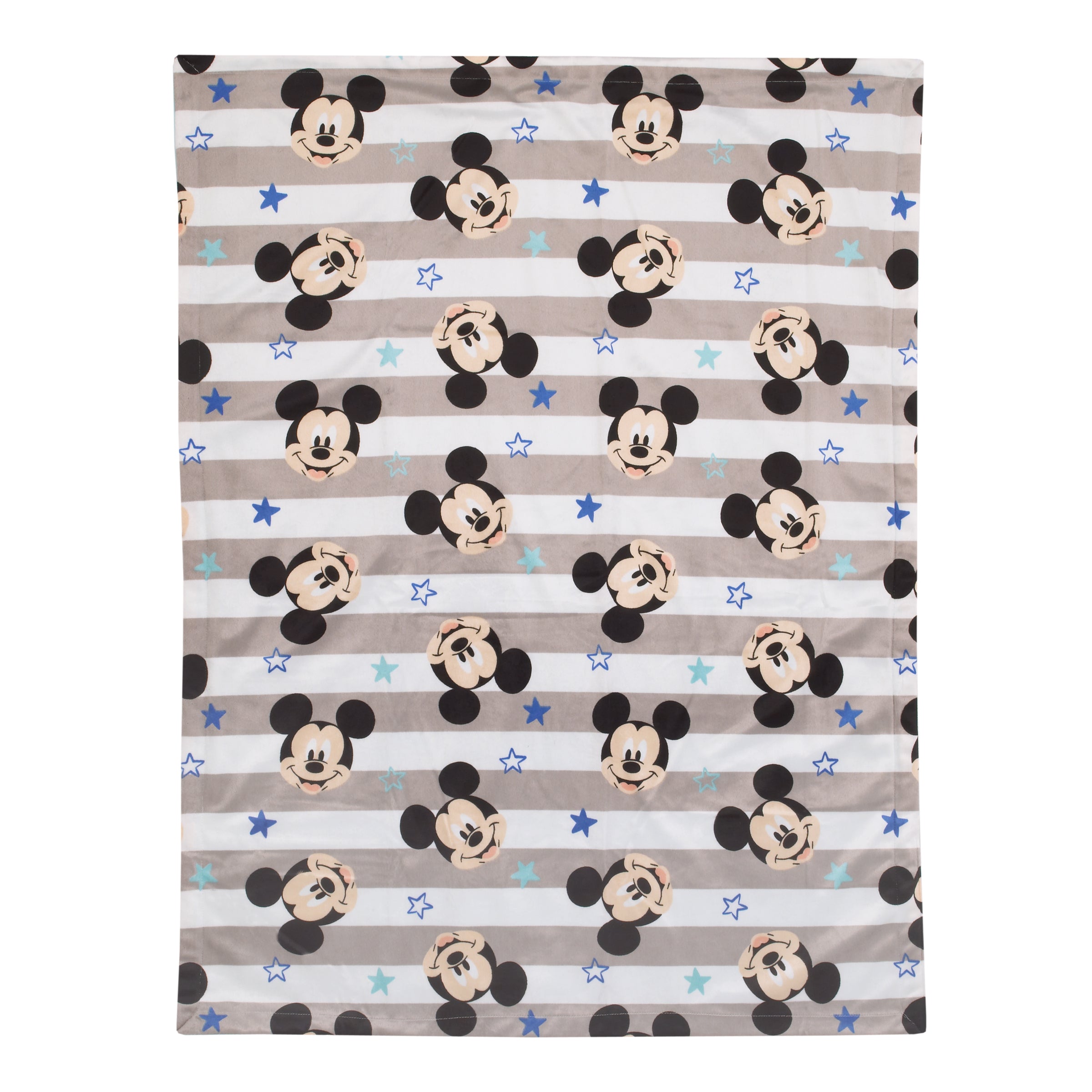 NoJo Disney Mickey Mouse Deluxe Reversible Baby Blanket