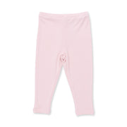 Solid Veiled Pink Rib - Legging