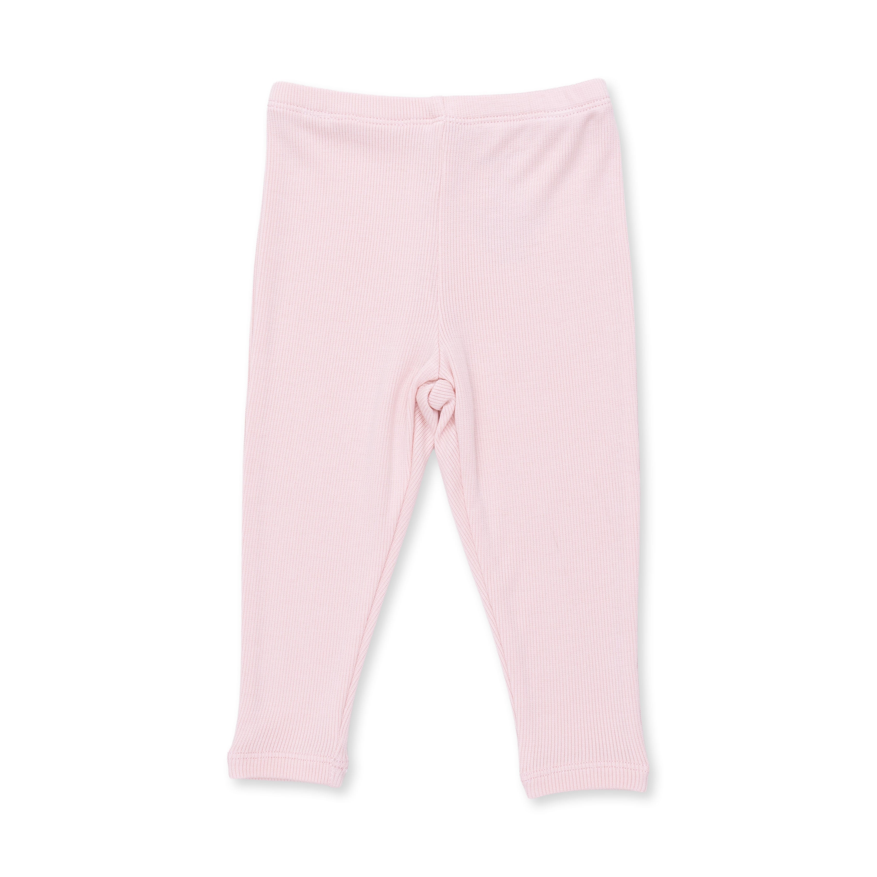 Solid Veiled Pink Rib - Legging