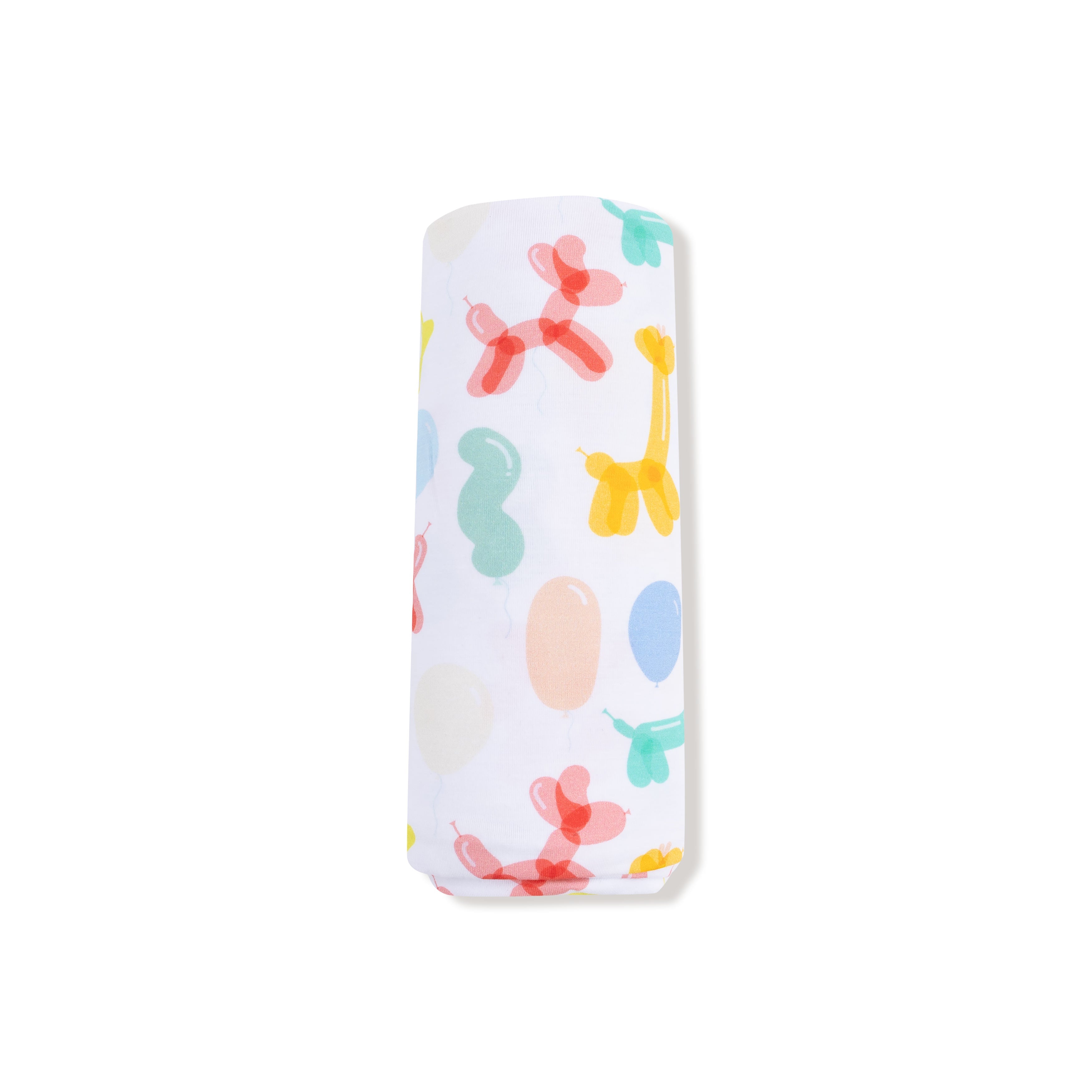 Balloon Animals - Blue - Swaddle Blanket