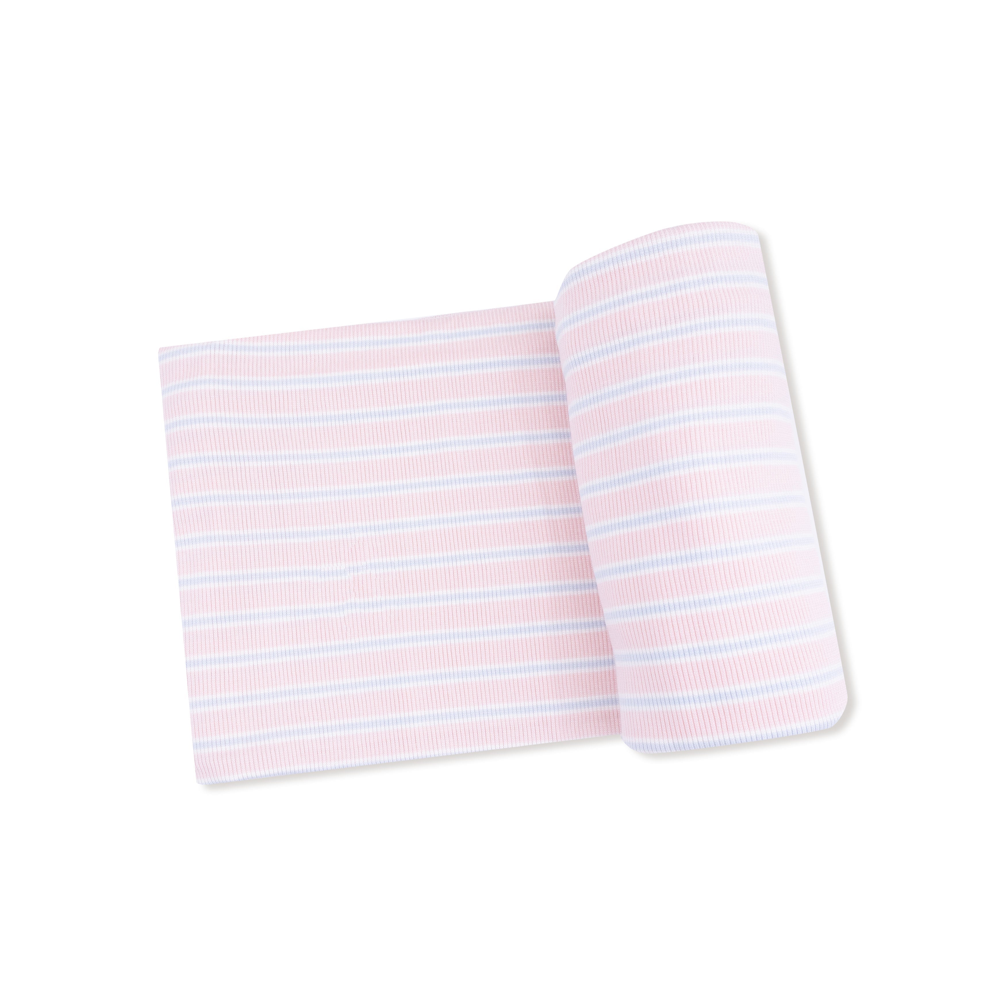 Multi Stripe - Pink - Swaddle Blanket
